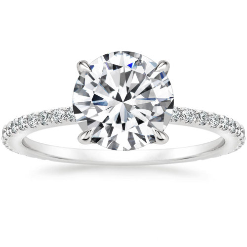 14K White Gold Wedding Rings Engagement Ring